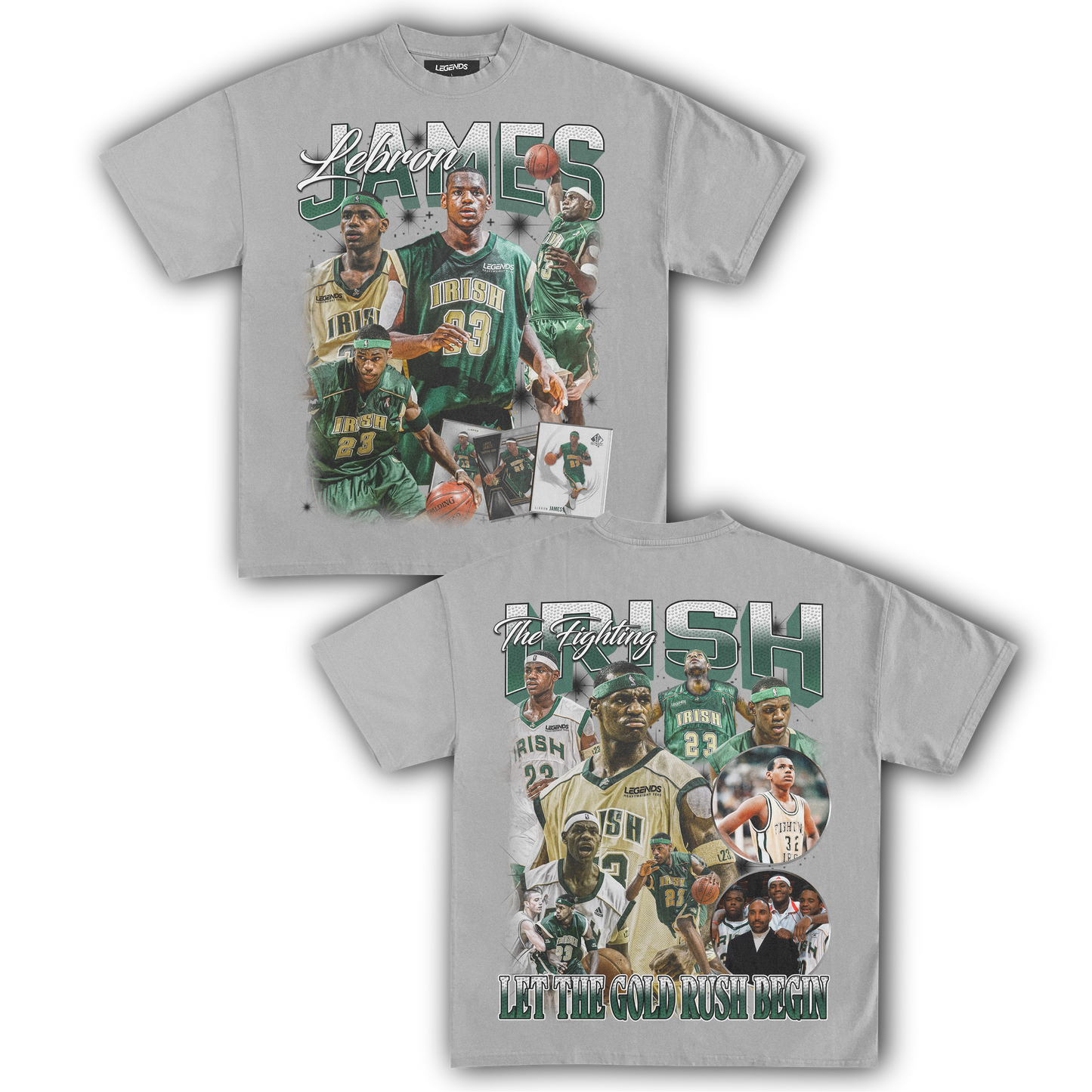 LEBRON JAMES VINTAGE HIGH SCHOOL TEE