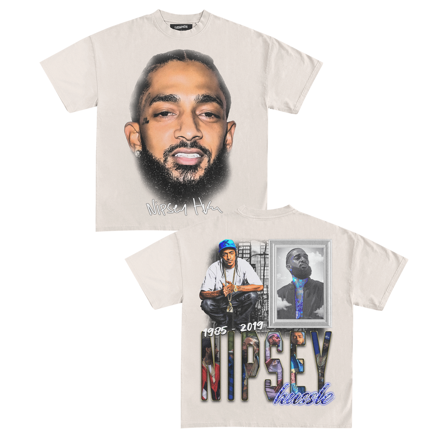 NIPSEY HUSSLE BIG FACE TEE