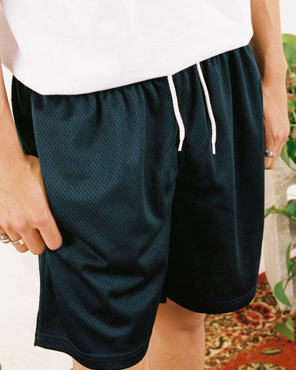 MESH TRACK SHORTS - ONYX