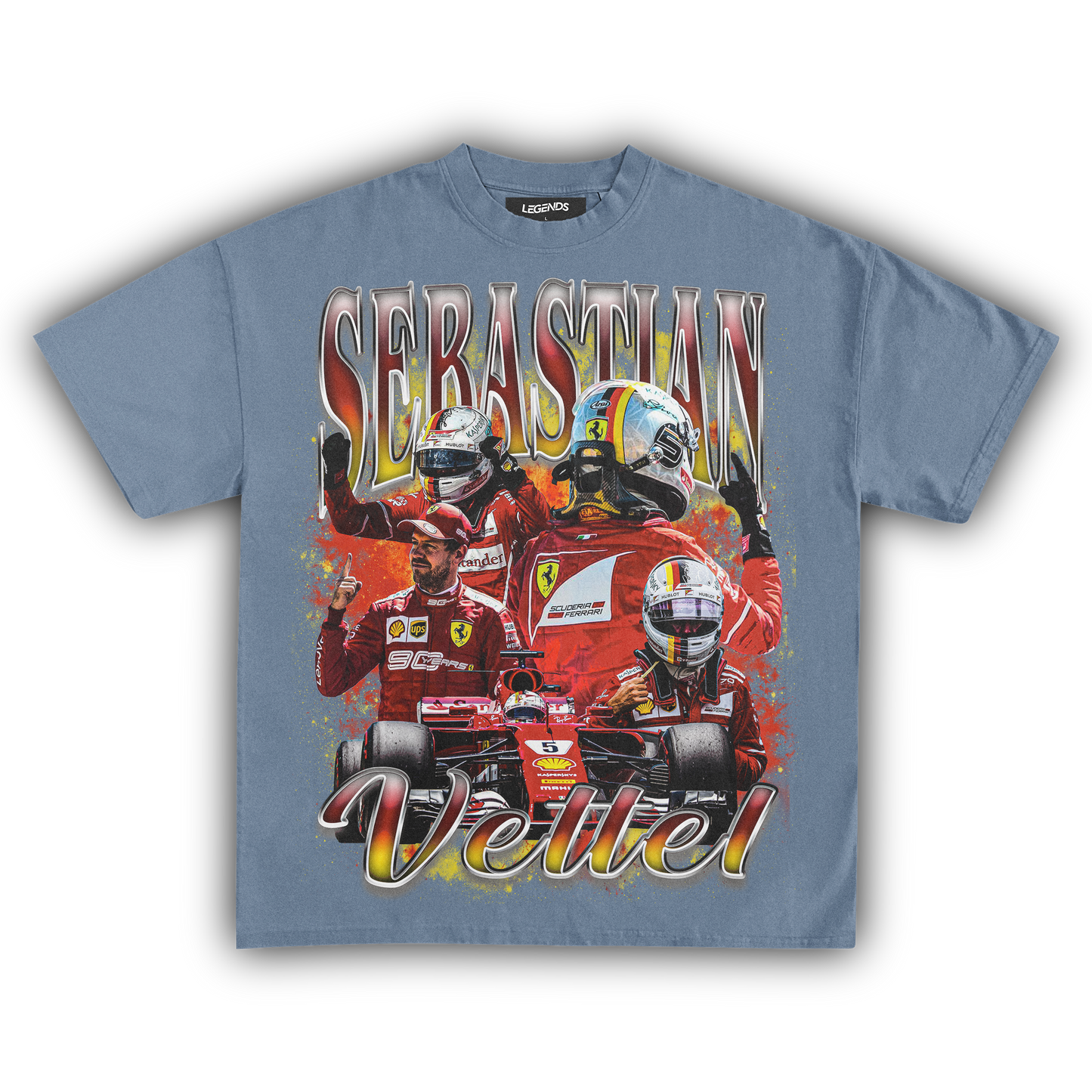 SABASTIAN VETTEL FERRARI TEE