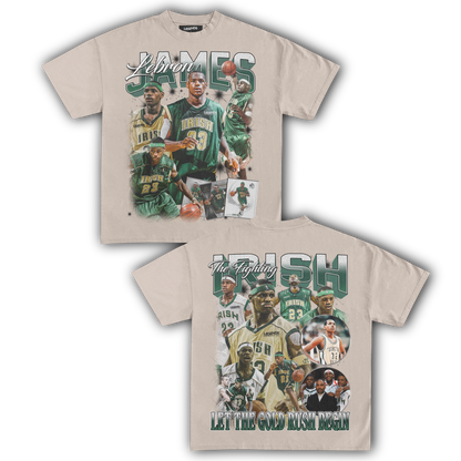 LEBRON JAMES VINTAGE HIGH SCHOOL TEE