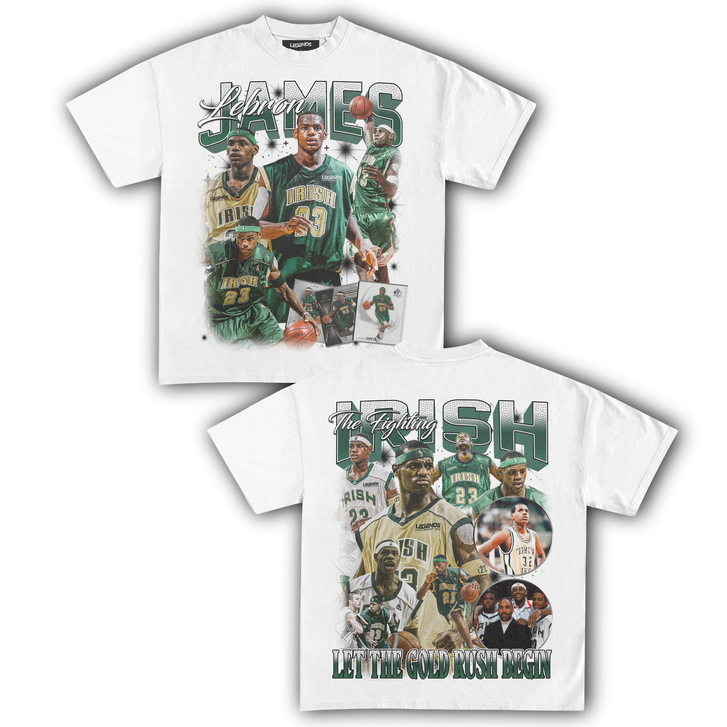 LEBRON JAMES VINTAGE HIGH SCHOOL TEE