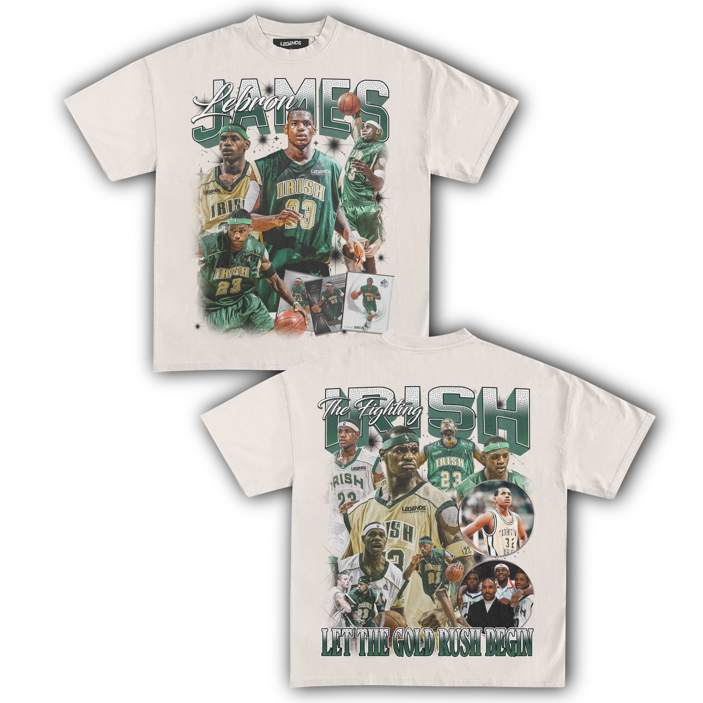 LEBRON JAMES VINTAGE HIGH SCHOOL TEE