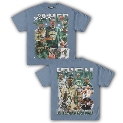 LEBRON JAMES VINTAGE HIGH SCHOOL TEE