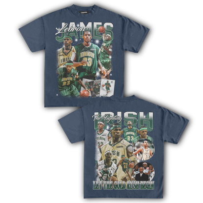 LEBRON JAMES VINTAGE HIGH SCHOOL TEE