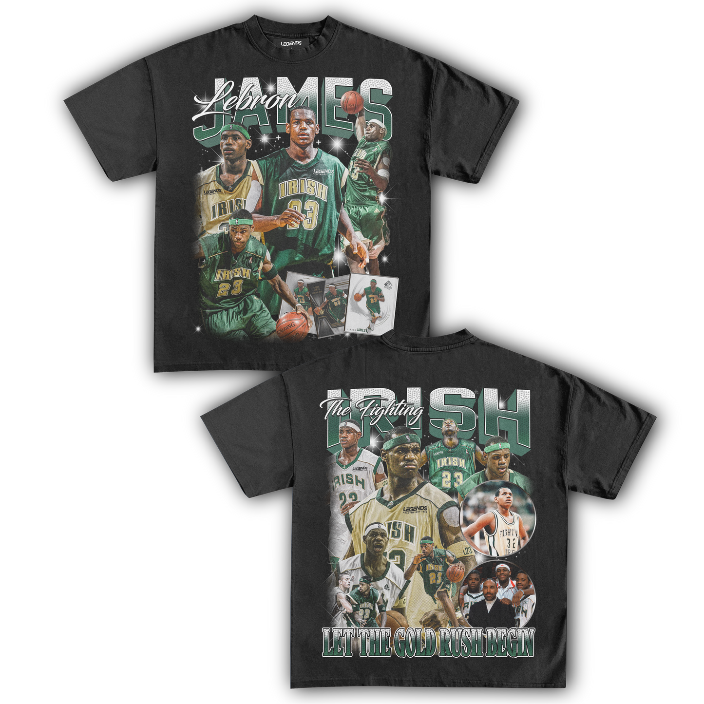 LEBRON JAMES VINTAGE HIGH SCHOOL TEE