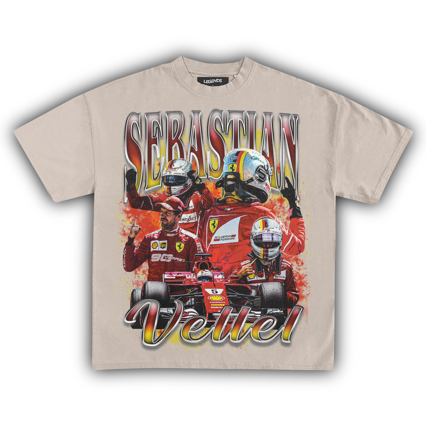 SABASTIAN VETTEL FERRARI TEE