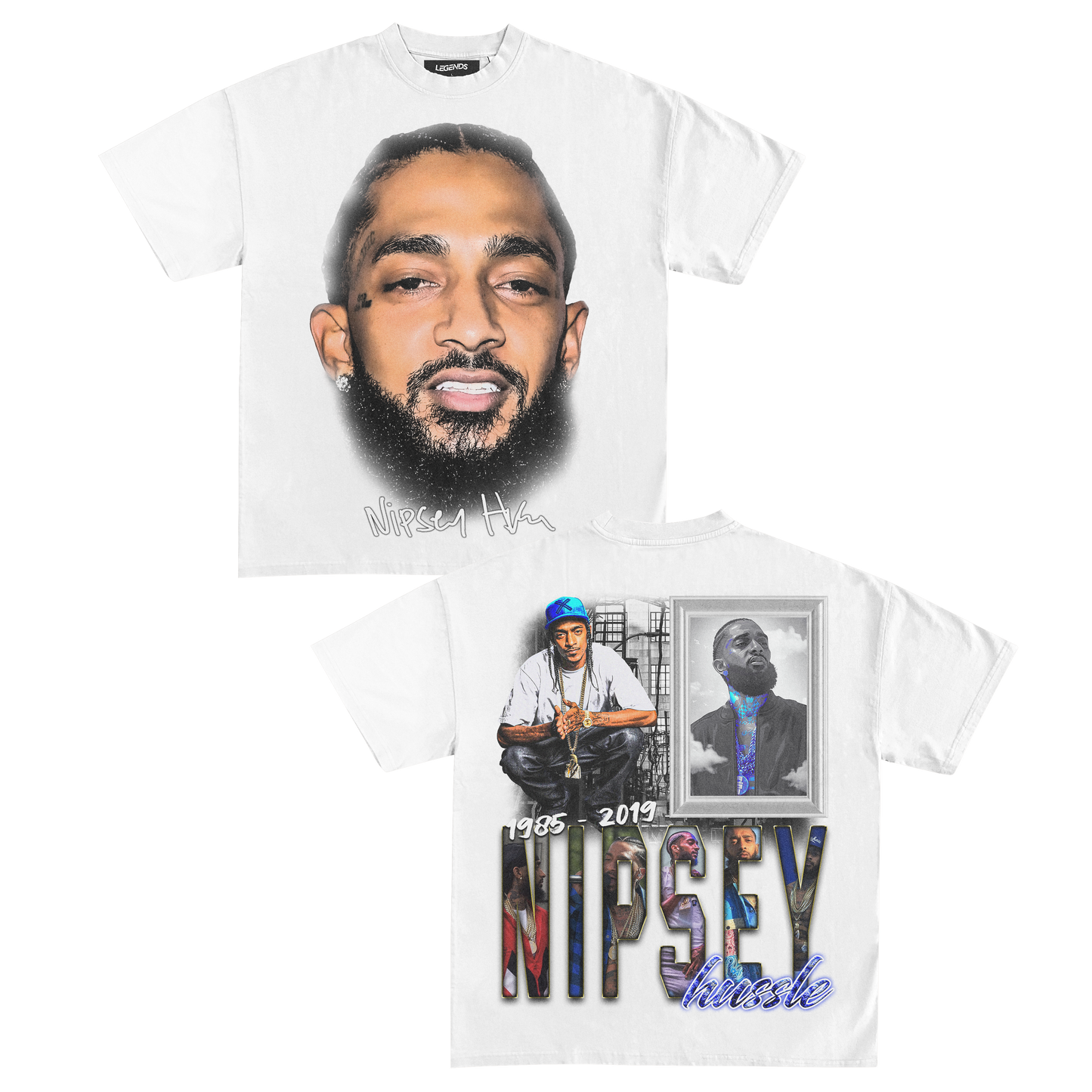 NIPSEY HUSSLE BIG FACE TEE