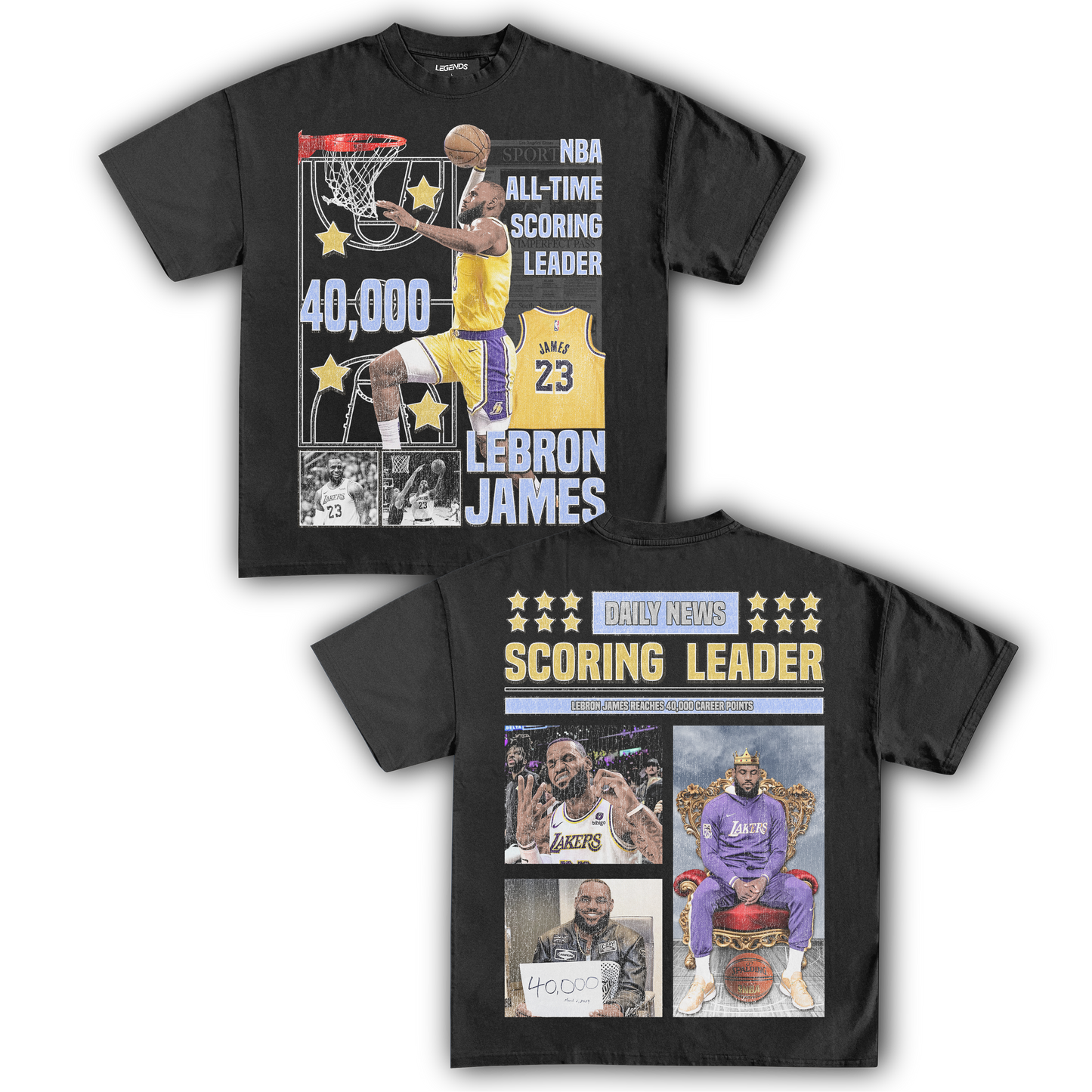 LEBRON JAMES 40,000 PTS TEE