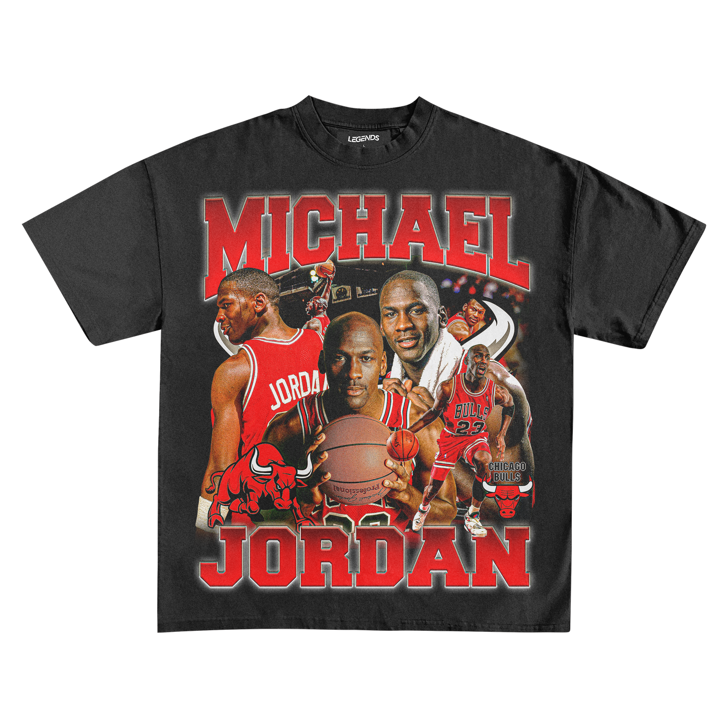 MICHAEL JORDAN BULLS TEE