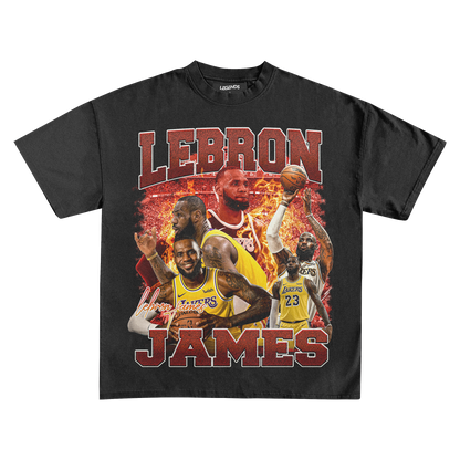 LEBRON ON FIRE TEE