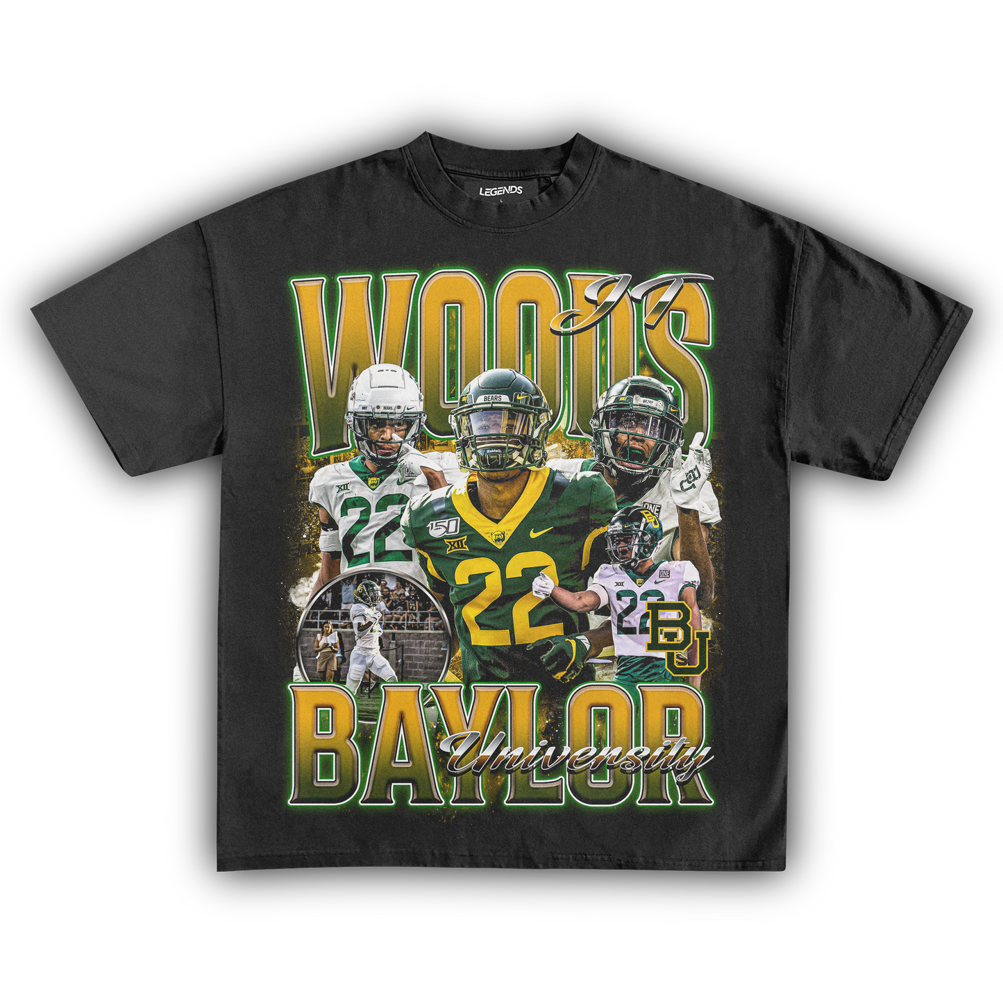 JT WOODS BAYLOR TEE