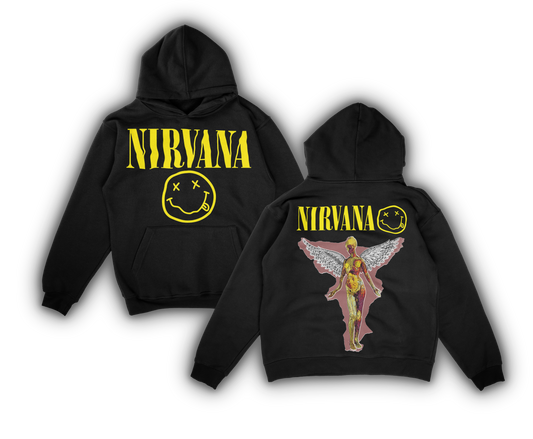 NIRVANA VINTAGE HEAVYWEIGHT HOODIE
