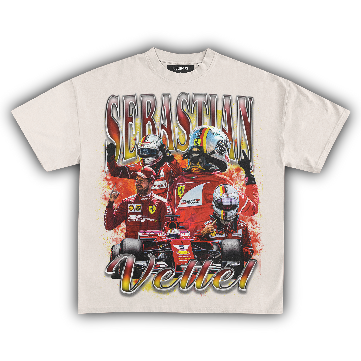 SABASTIAN VETTEL FERRARI TEE