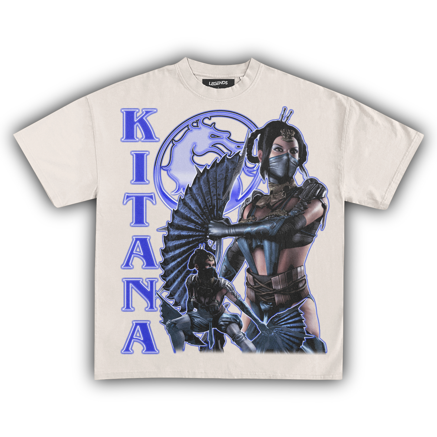 KITANA MORTAL KOMBAT VINTAGE TEE