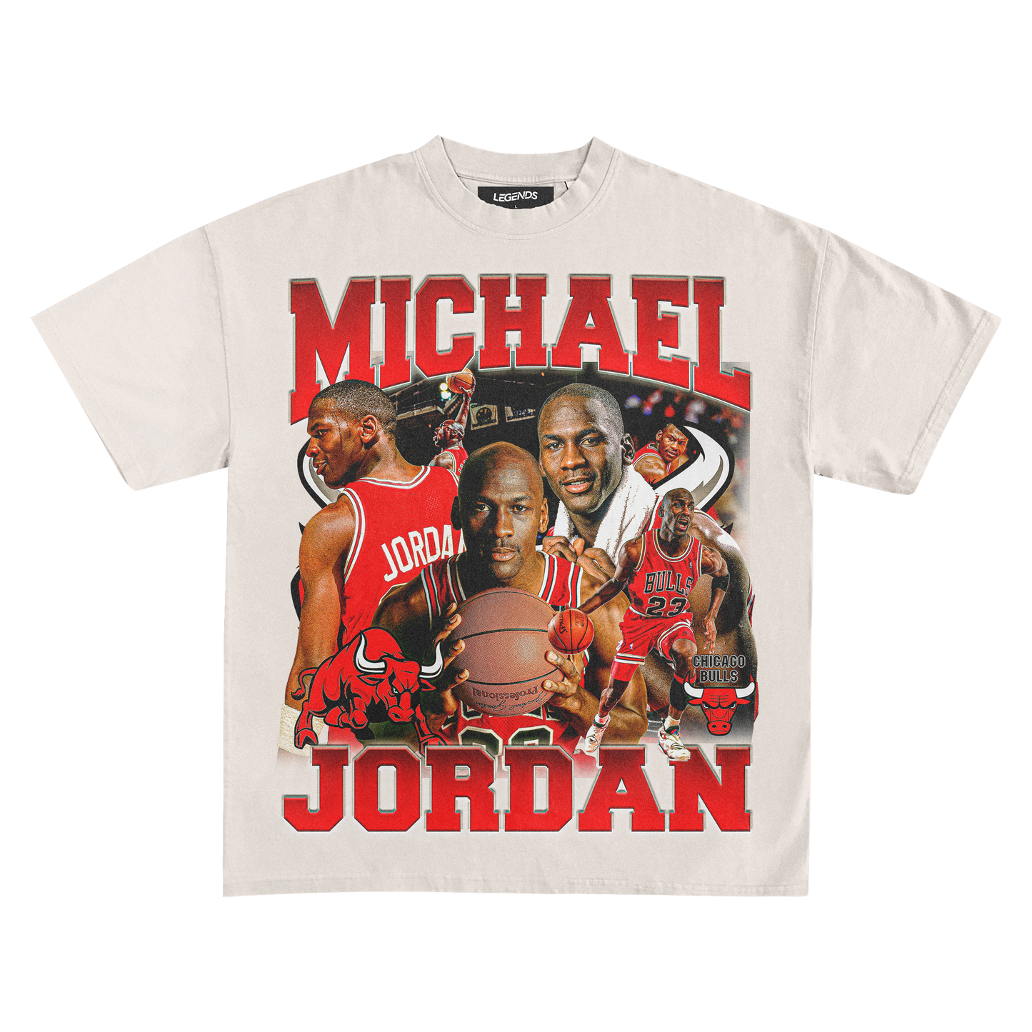 MICHAEL JORDAN BULLS TEE
