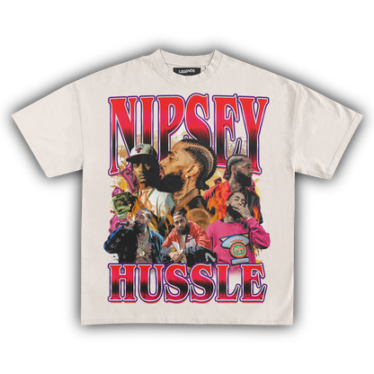 NIPSEY HUSSLE & MOTIVATE TEE