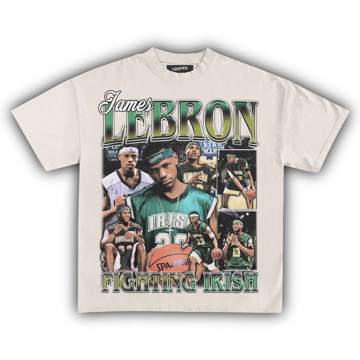 LEBRON JAMES FIGHTING IRISH TEE