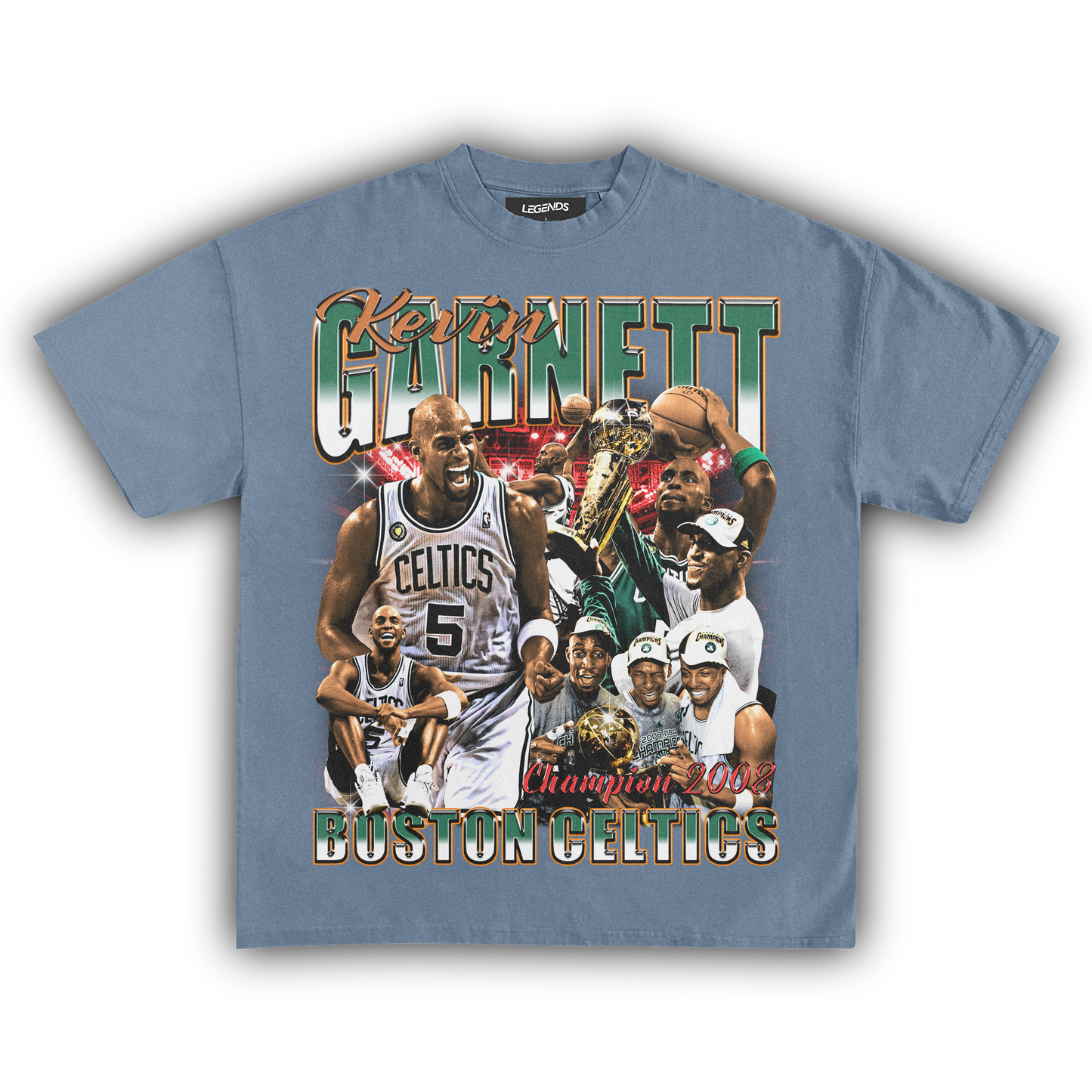 KEVIN GARNETT CELTICS 2008 CHAMPIONS TEE