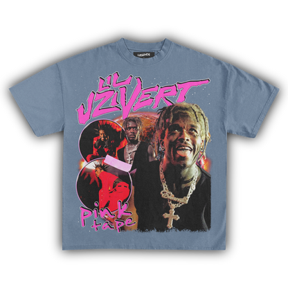 LIL UZI VERT PINK TAPE TEE