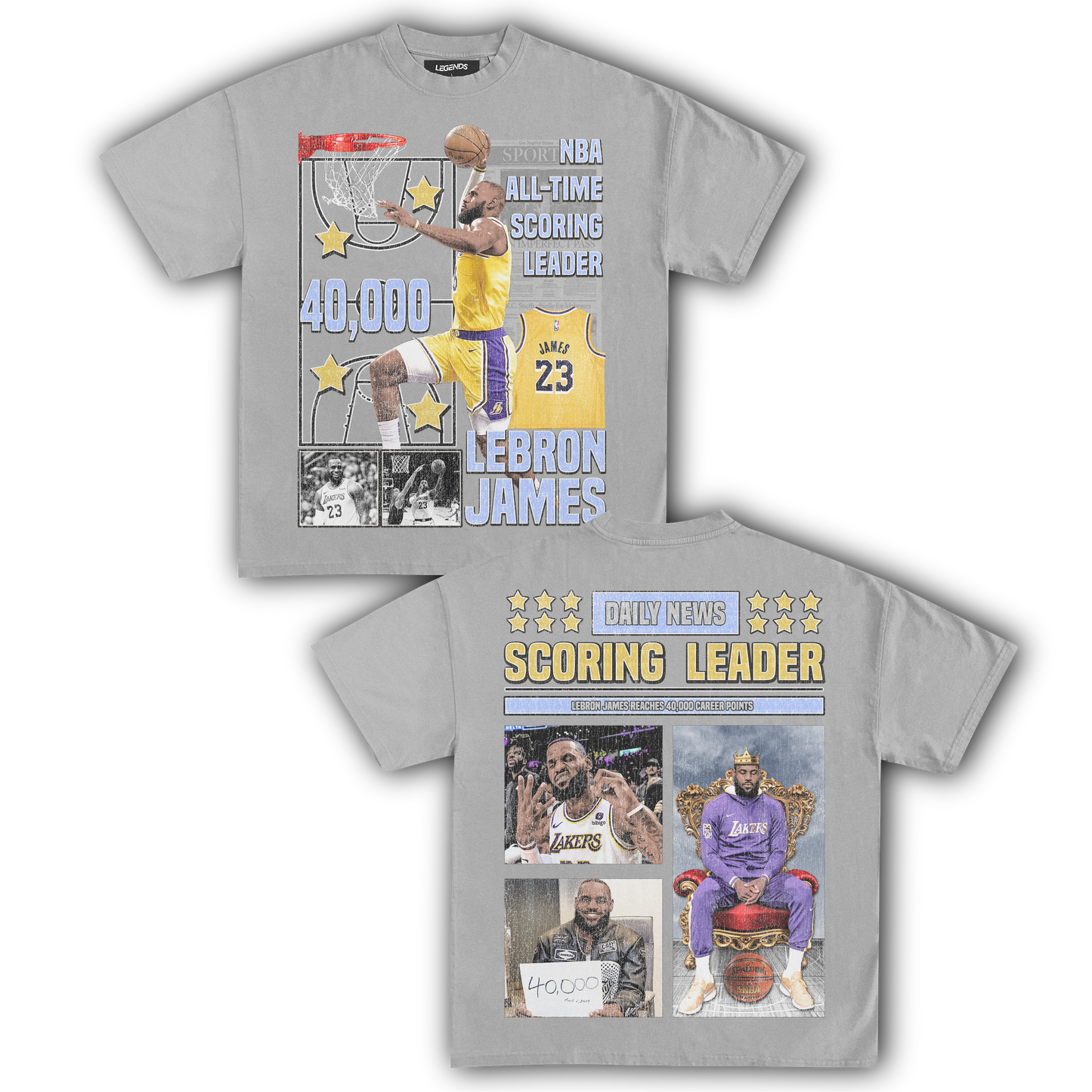 LEBRON JAMES 40,000 PTS TEE
