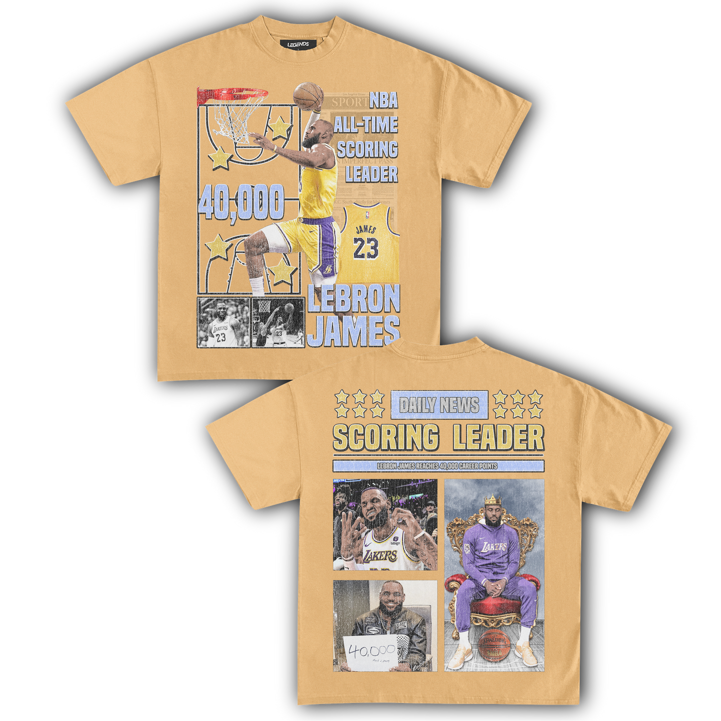 LEBRON JAMES 40,000 PTS TEE