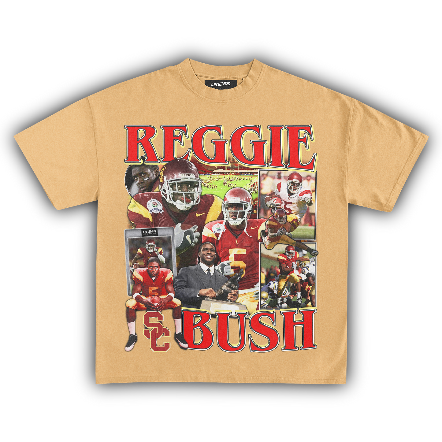 REGGIE BUSH TROJANS TEE