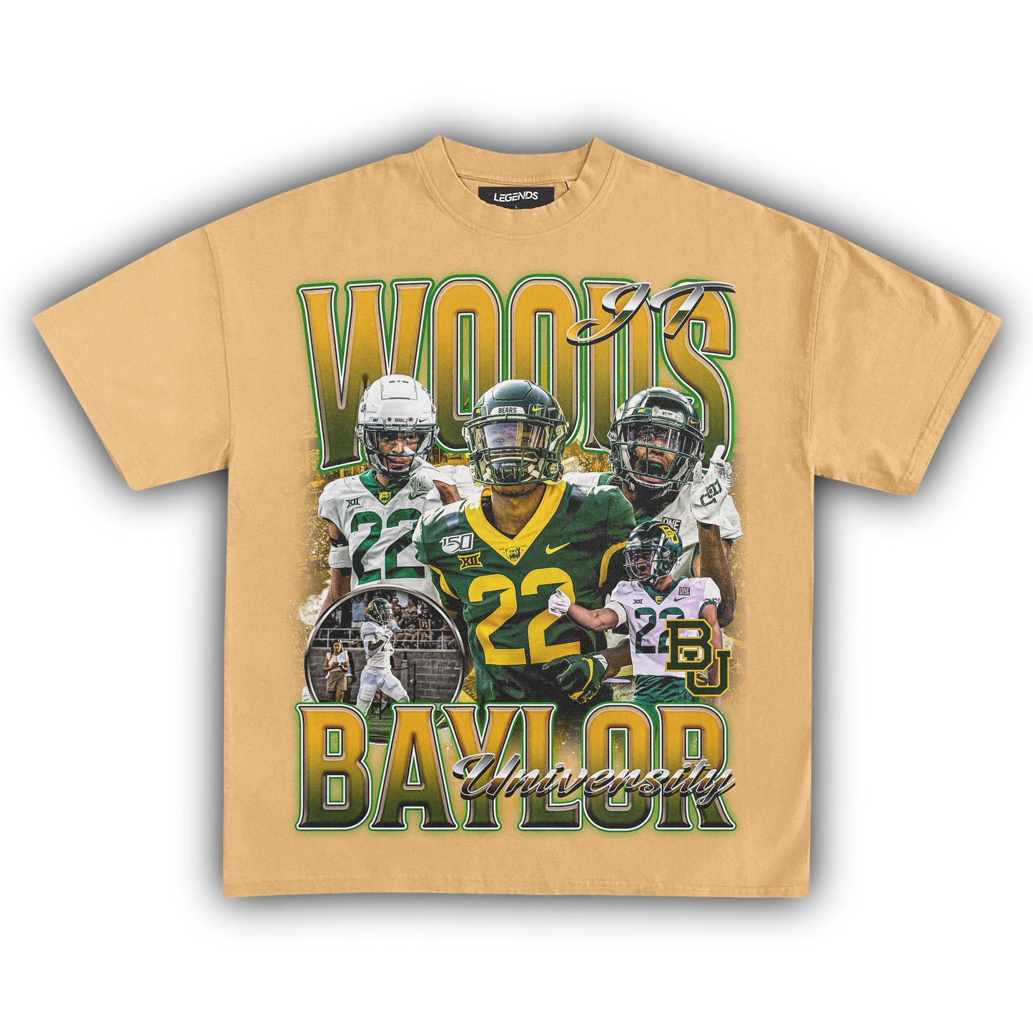 JT WOODS BAYLOR TEE