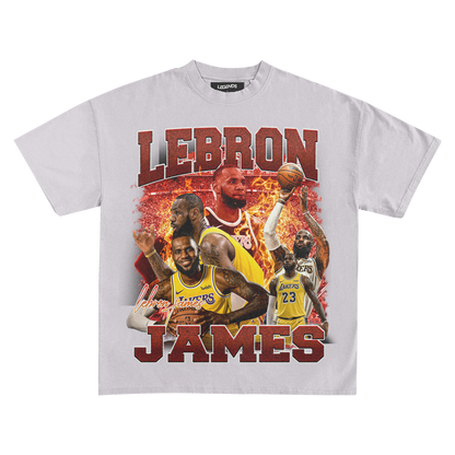LEBRON ON FIRE TEE
