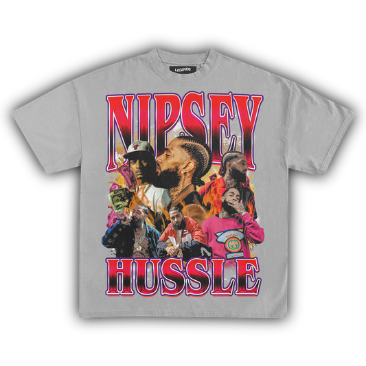 NIPSEY HUSSLE & MOTIVATE TEE