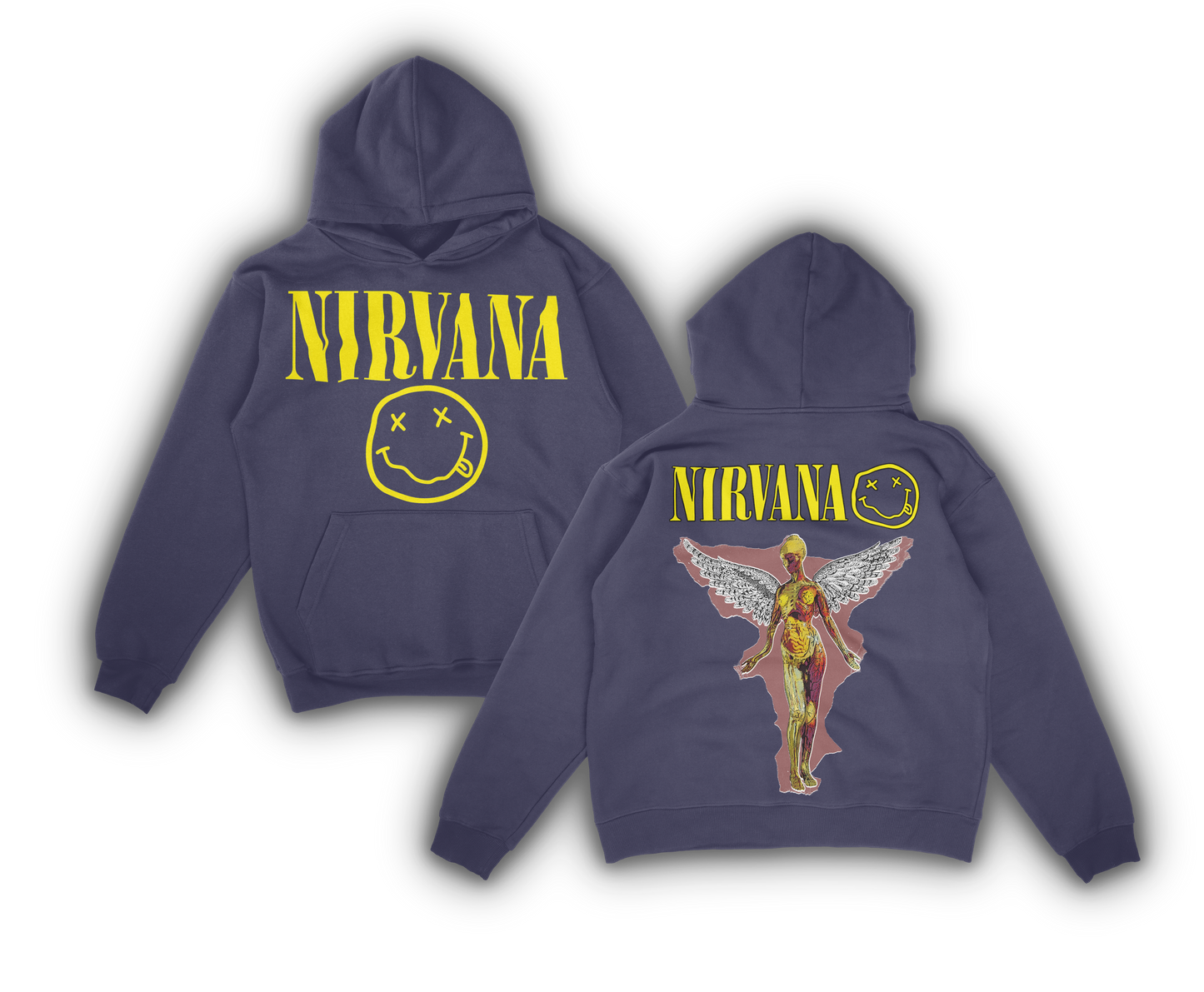 NIRVANA VINTAGE HEAVYWEIGHT HOODIE