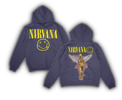 NIRVANA VINTAGE HEAVYWEIGHT HOODIE