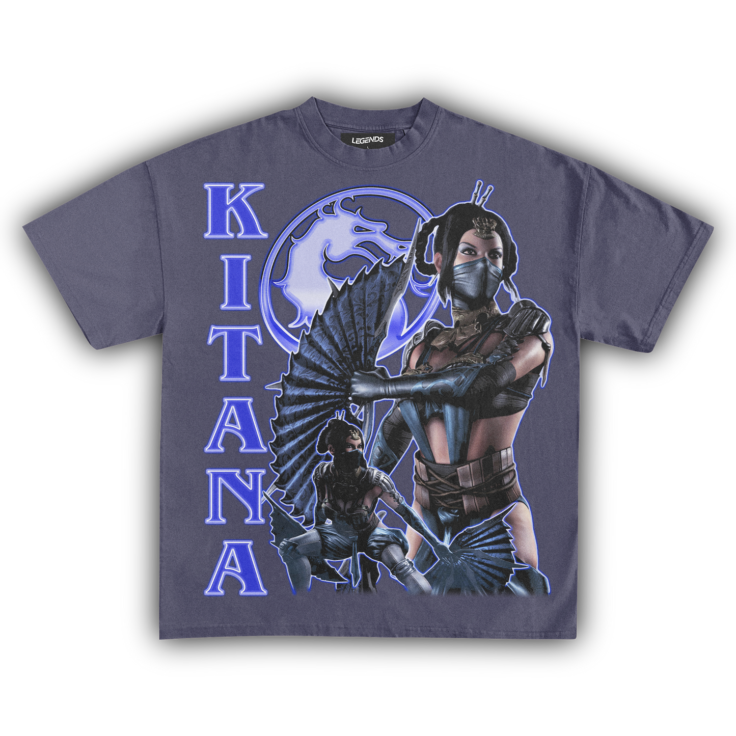 KITANA MORTAL KOMBAT VINTAGE TEE