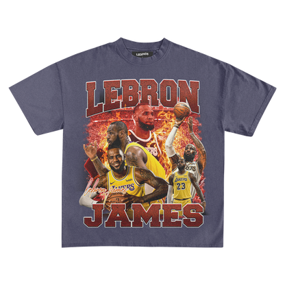 LEBRON ON FIRE TEE
