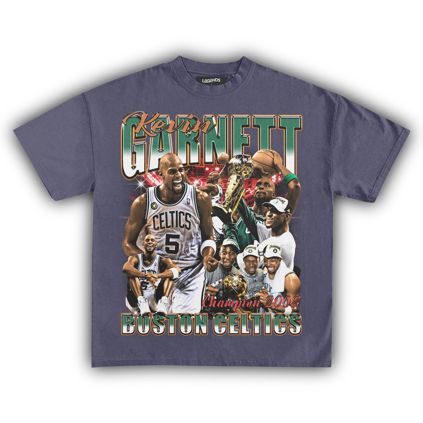 KEVIN GARNETT CELTICS 2008 CHAMPIONS TEE