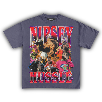 NIPSEY HUSSLE & MOTIVATE TEE