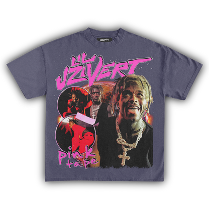 LIL UZI VERT PINK TAPE TEE