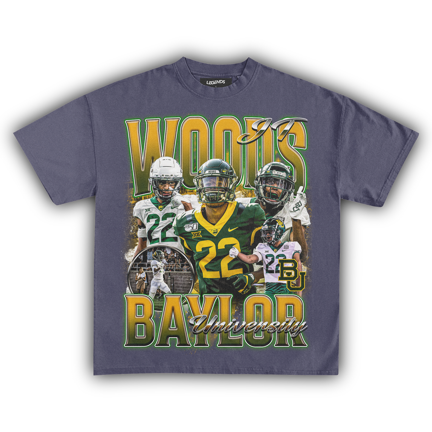 JT WOODS BAYLOR TEE