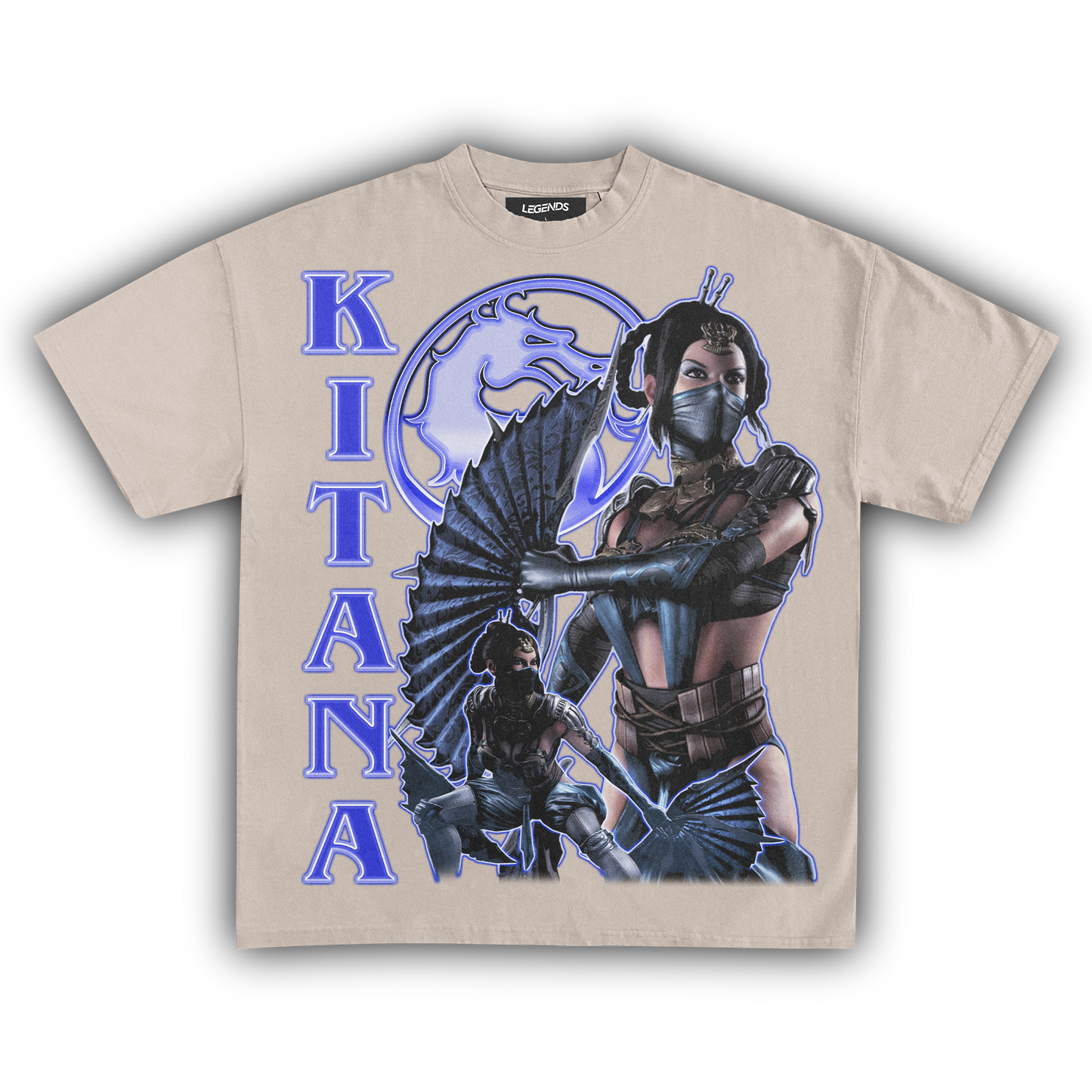 KITANA MORTAL KOMBAT VINTAGE TEE