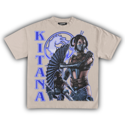 KITANA MORTAL KOMBAT VINTAGE TEE