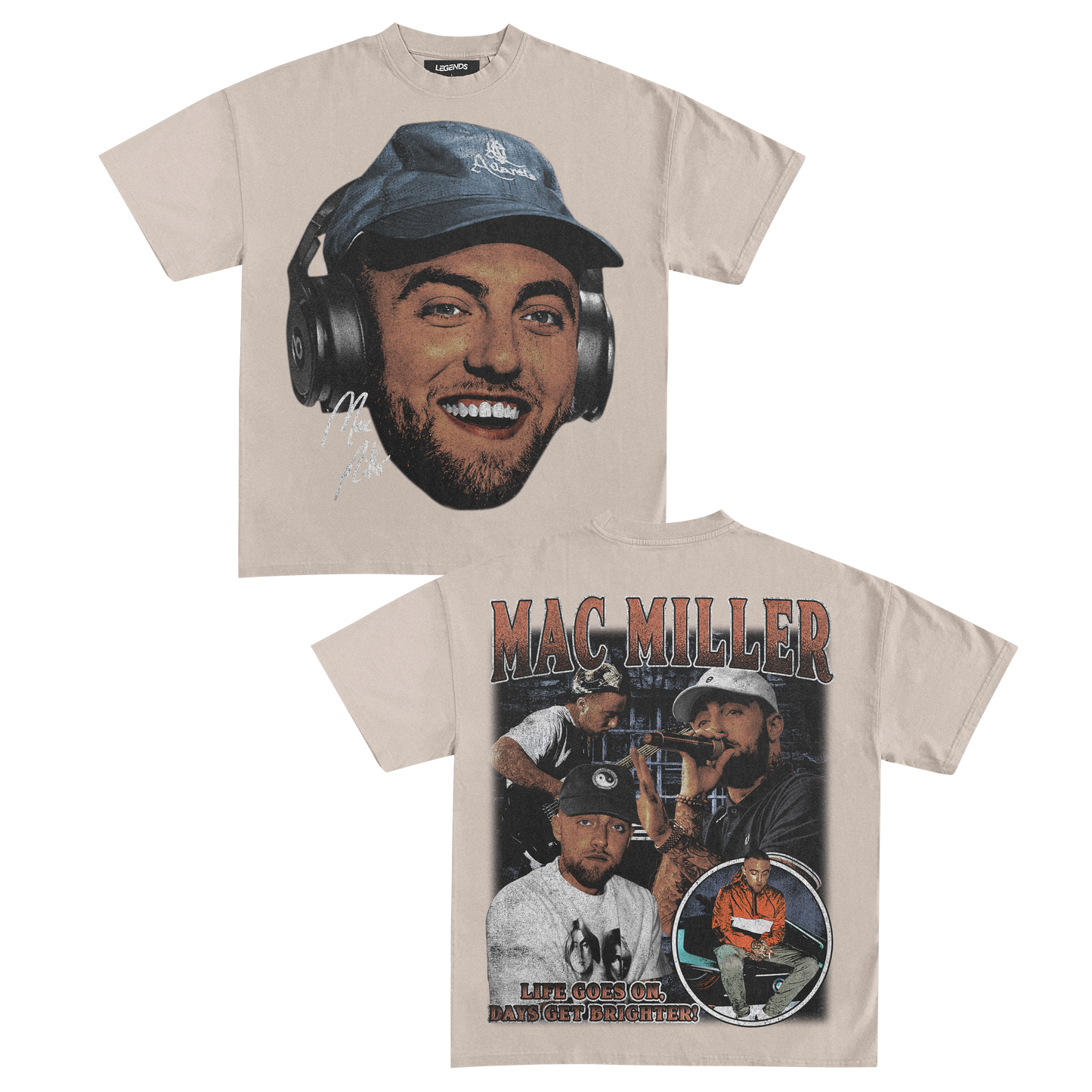 MAC MILLER BEATS TEE