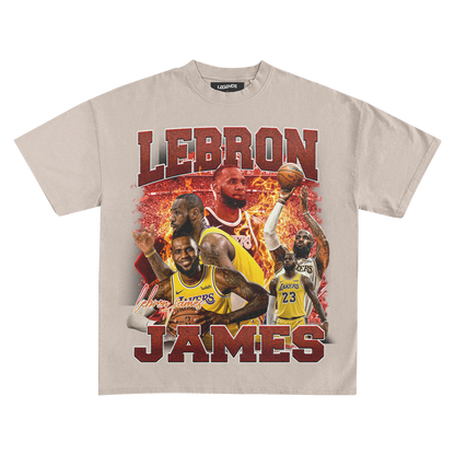 LEBRON ON FIRE TEE