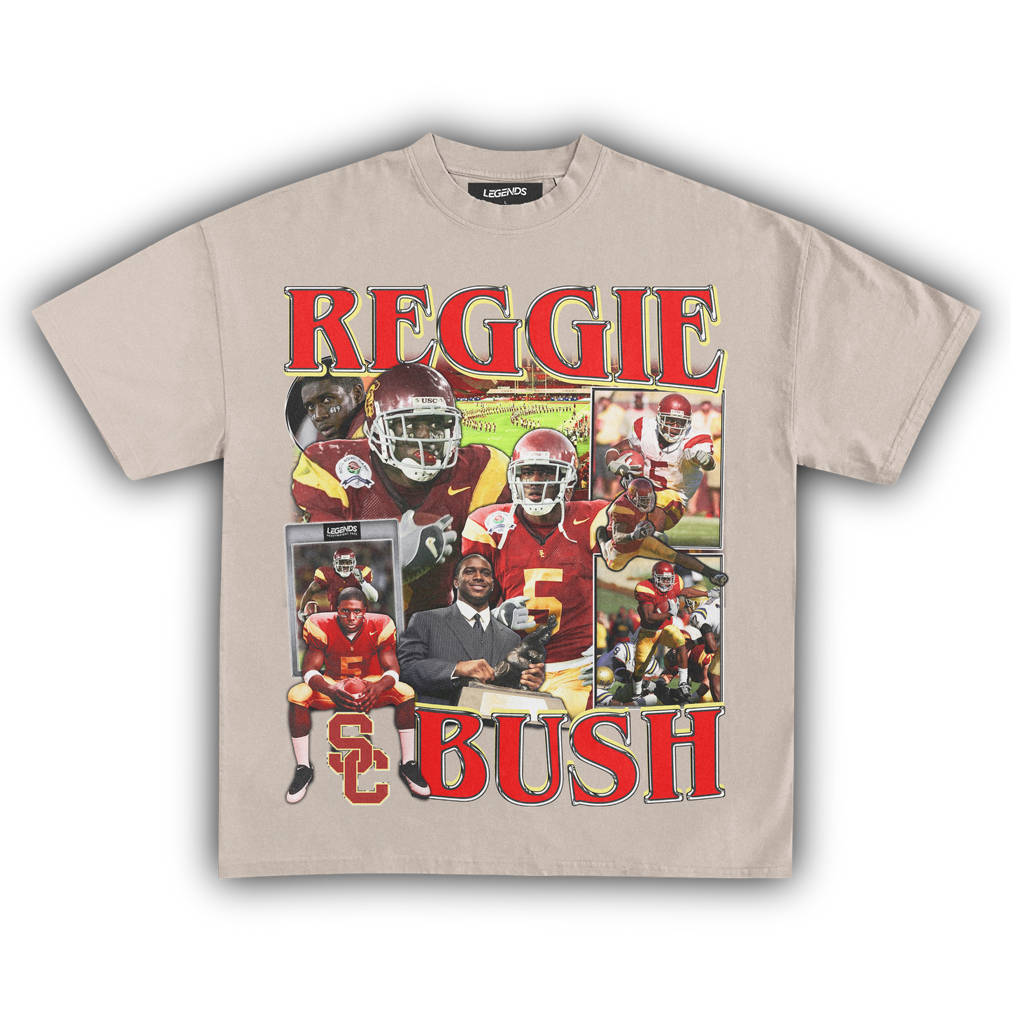 REGGIE BUSH TROJANS TEE