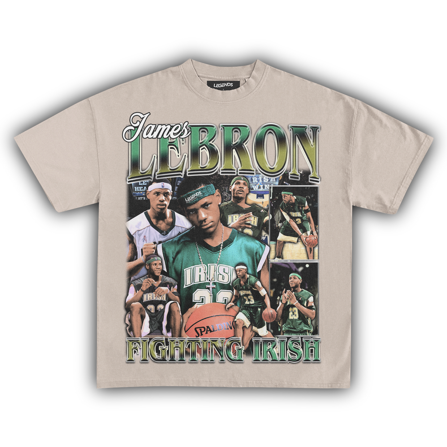 LEBRON JAMES FIGHTING IRISH TEE