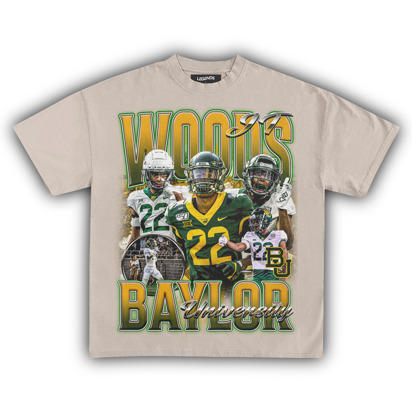 JT WOODS BAYLOR TEE