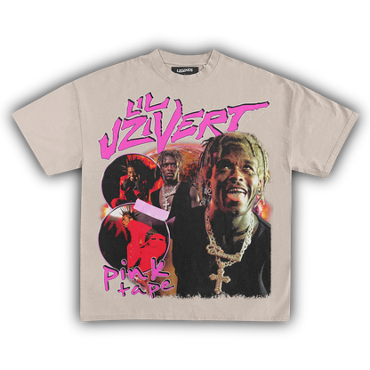 LIL UZI VERT PINK TAPE TEE