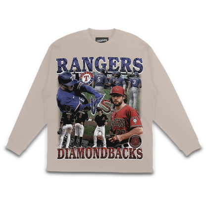 RANGERS VS D-BACKS LONG SLEEVE TEE
