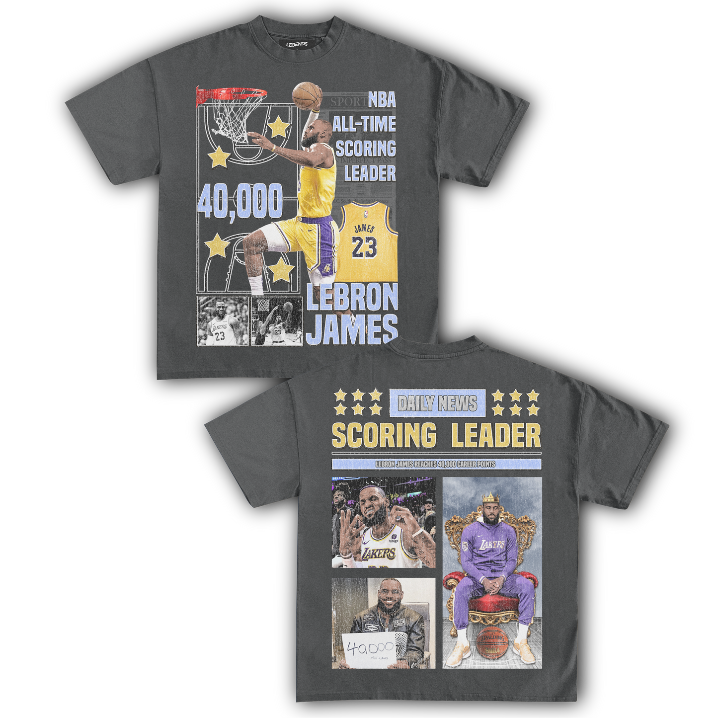 LEBRON JAMES 40,000 PTS TEE