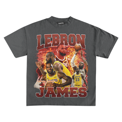 LEBRON ON FIRE TEE