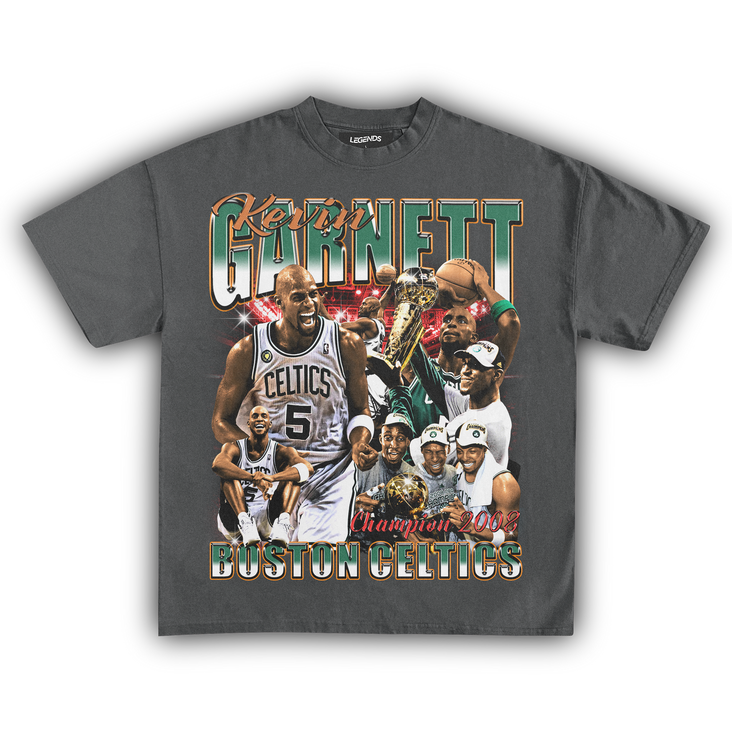 KEVIN GARNETT CELTICS 2008 CHAMPIONS TEE